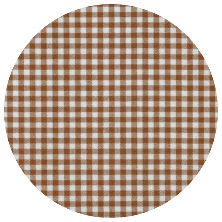 Royalty Collection Light Blue Gingham Baby Burp Cloth with Ric Rac - Pisgah Needleworks