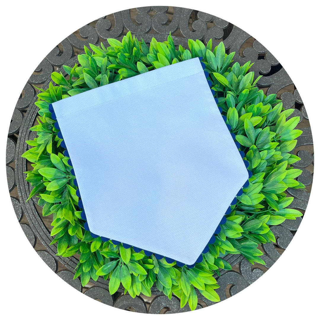 Royalty Collection Pink Cotton Piqué Banner with Hanging Set – 10x12 - Pisgah Needleworks