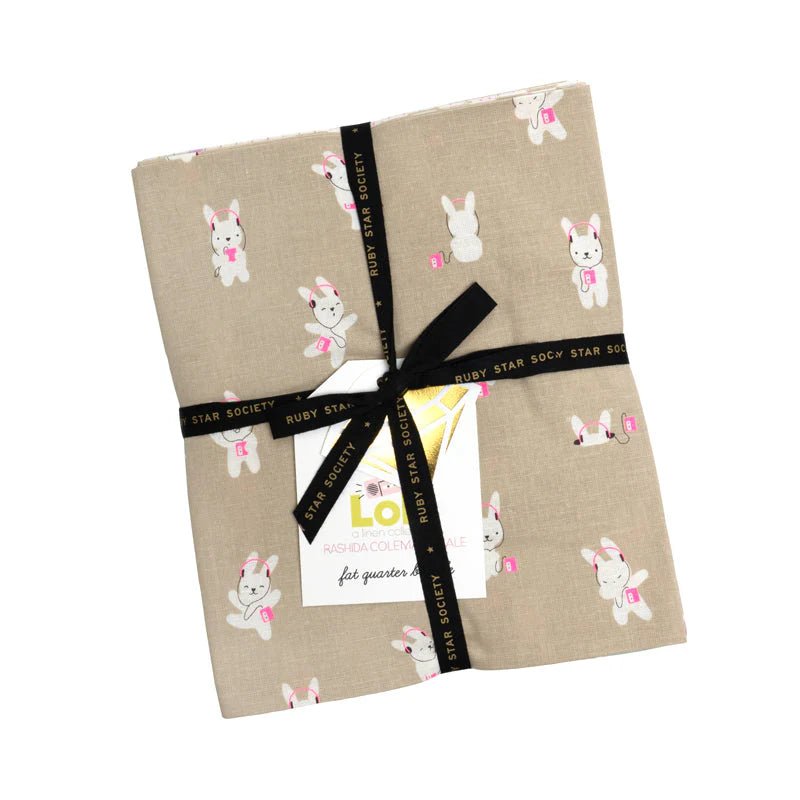 Ruby Star Society Lofi Linens Fat Quarter Bundle | Rashida Coleman-Hale | Cotton Linen Blend - Pisgah Needleworks