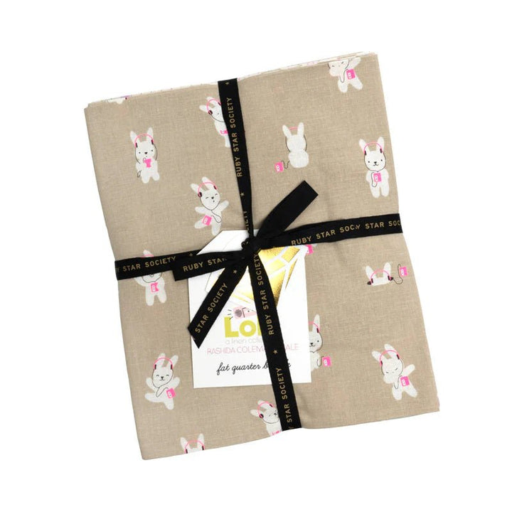 Ruby Star Society Lofi Linens Fat Quarter Bundle | Rashida Coleman-Hale | Cotton Linen Blend - Pisgah Needleworks