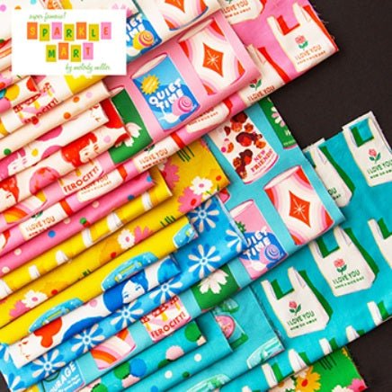 Ruby Star Society Sparkle Mart Layer Cake® 42pc | Moda 10" Precut Fabric Squares - Pisgah Needleworks