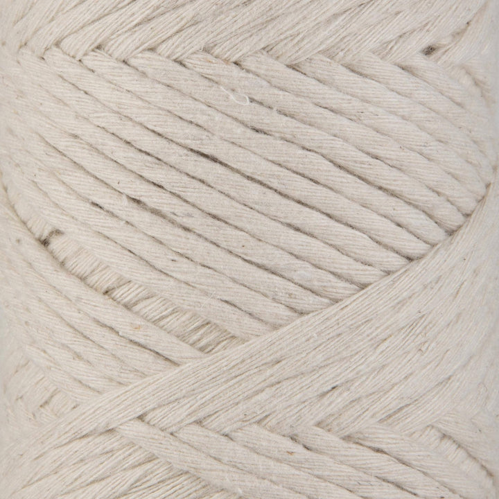 Sensy Premium 3mm Macrame Cord – Light Gray | 100% Recycled Cotton, 109 Yards - Pisgah Needleworks