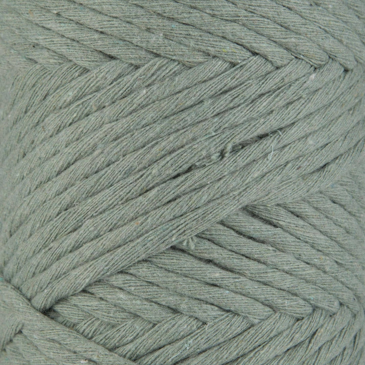 Sensy Premium 3mm Macrame Cord – Light Gray | 100% Recycled Cotton, 109 Yards - Pisgah Needleworks