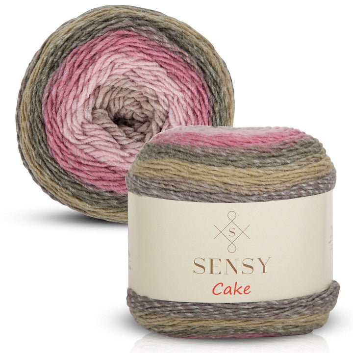 Sensy - Sensy Cake Yarn, 5.3 oz, 525 Yards, Gauge 3 Light: 558 / 1 Skein - Pisgah Needleworks