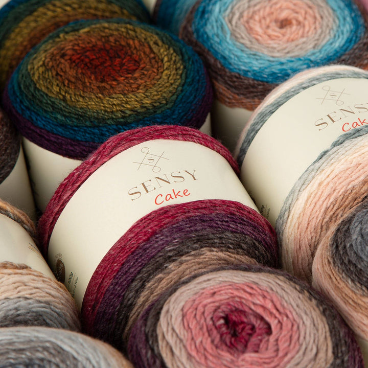 Sensy - Sensy Cake Yarn, 5.3 oz, 525 Yards, Gauge 3 Light: 558 / 1 Skein - Pisgah Needleworks