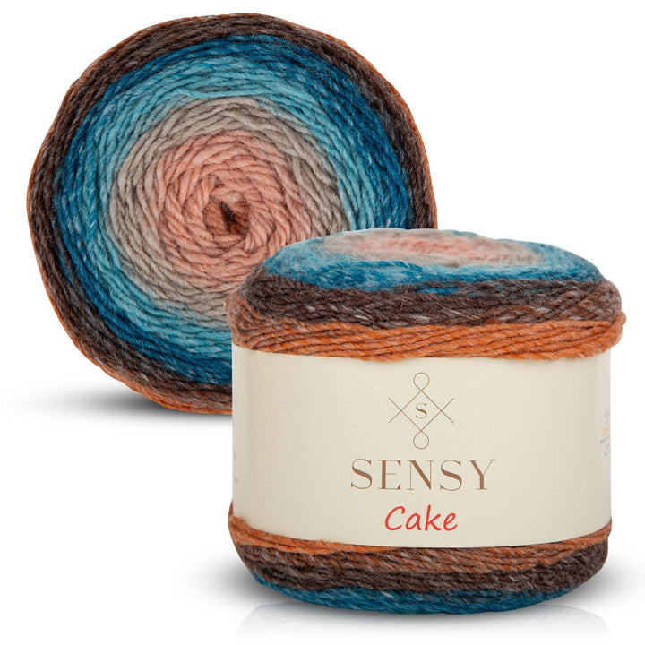 Sensy - Sensy Cake Yarn, 5.3 oz, 525 Yards, Gauge 3 Light: 558 / 1 Skein - Pisgah Needleworks