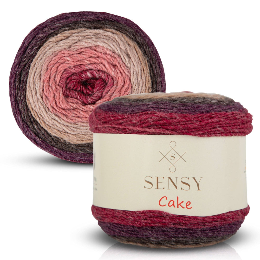 Sensy - Sensy Cake Yarn, 5.3 oz, 525 Yards, Gauge 3 Light: 558 / 1 Skein - Pisgah Needleworks