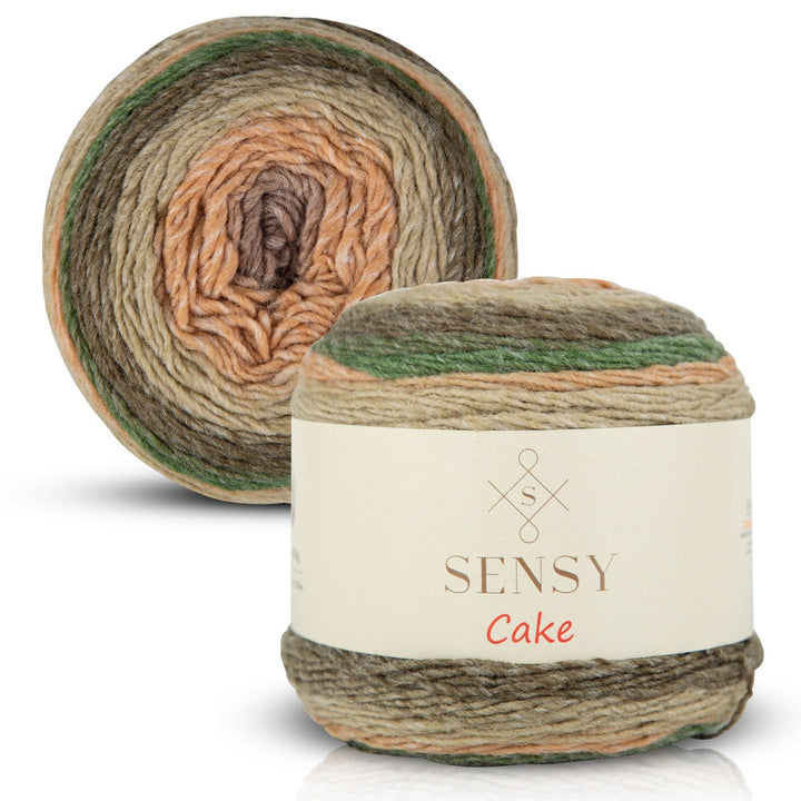Sensy - Sensy Cake Yarn, 5.3 oz, 525 Yards, Gauge 3 Light: 558 / 1 Skein - Pisgah Needleworks