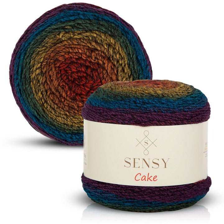 Sensy - Sensy Cake Yarn, 5.3 oz, 525 Yards, Gauge 3 Light: 559 / 1 Skein - Pisgah Needleworks