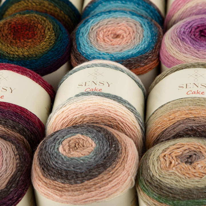 Sensy - Sensy Cake Yarn, 5.3 oz, 525 Yards, Gauge 3 Light: 563 / 1 Skein - Pisgah Needleworks