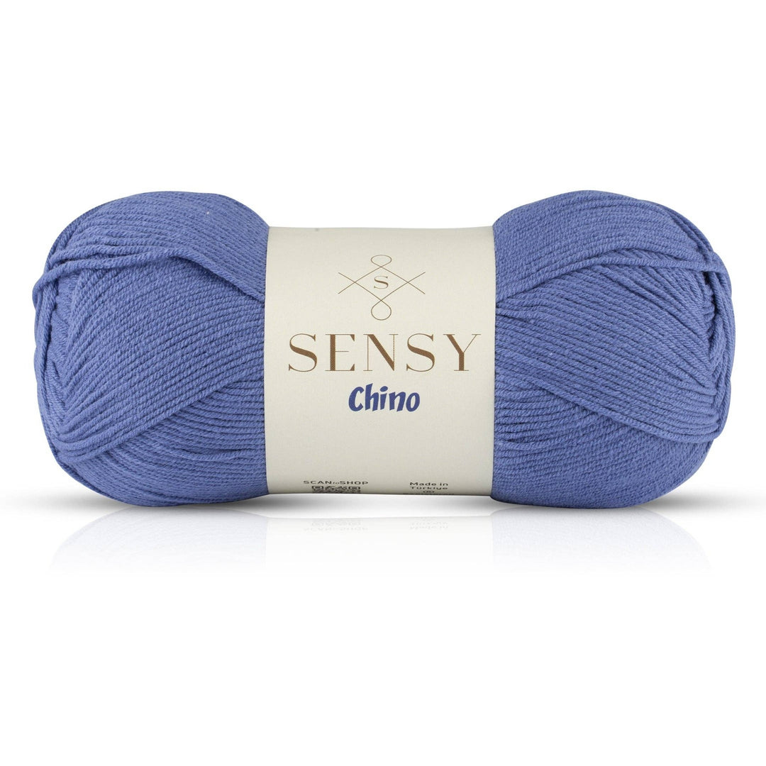 Sensy - Sensy Chino Soft Cotton Yarn, 3.5 oz, 360 Yards, Gauge 2 Fin: Creamy / 1 Skein - Pisgah Needleworks