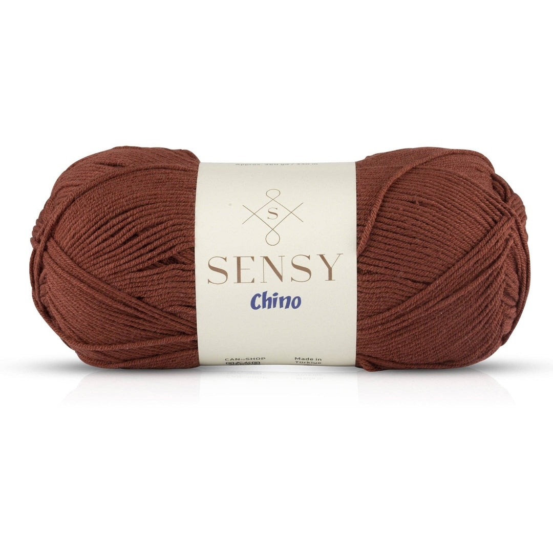 Sensy - Sensy Chino Soft Cotton Yarn, 3.5 oz, 360 Yards, Gauge 2 Fin: Creamy / 1 Skein - Pisgah Needleworks