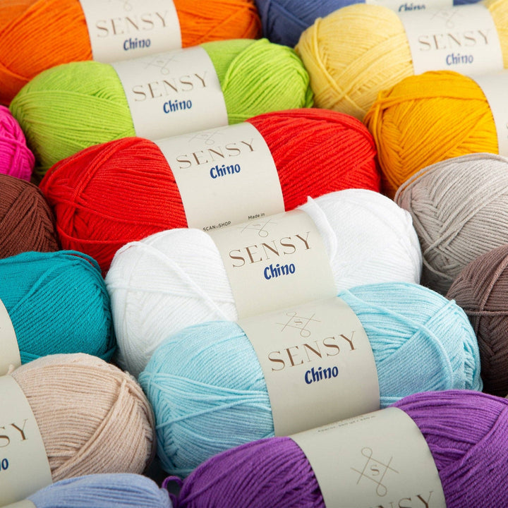 Sensy - Sensy Chino Soft Cotton Yarn, 3.5 oz, 360 Yards, Gauge 2 Fin: Forest Green / 1 Skein - Pisgah Needleworks