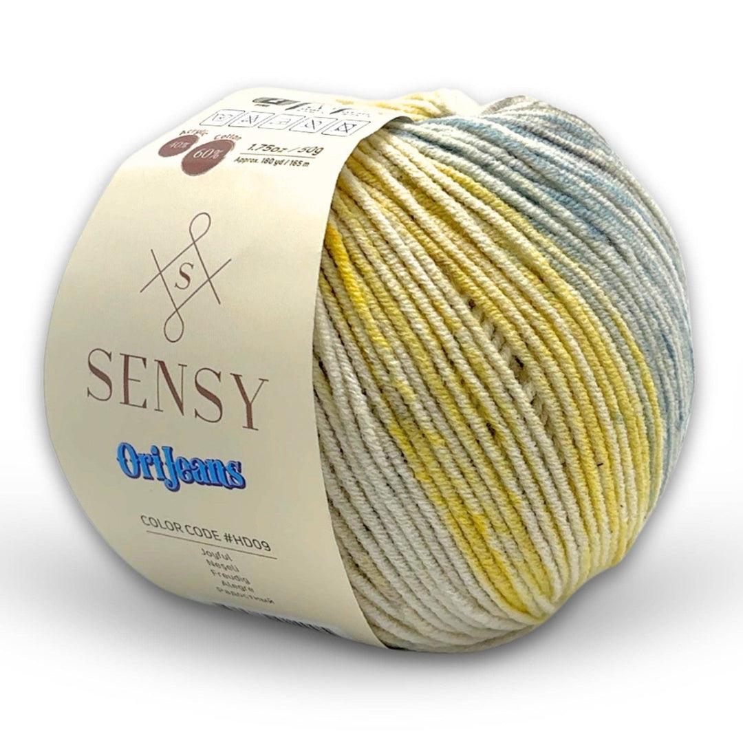 Sensy - Sensy OriJeans Yarn, 1.75 oz, 180 yards, Gauge 2 Fine: Candy - Pisgah Needleworks