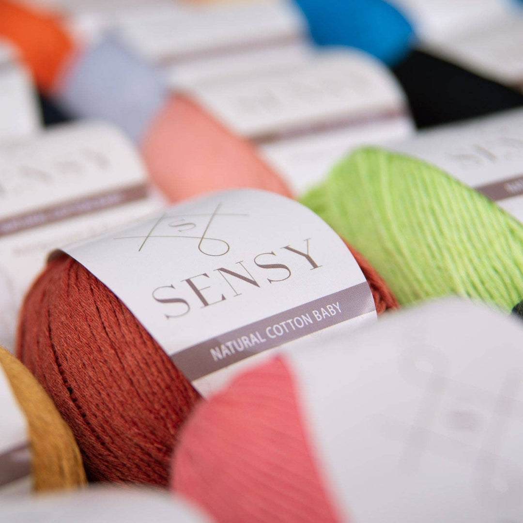Sensy - Sensy Premium 100% Soft Cotton Yarn for Amigurumi Knitting a: 03 - Baby Pink - Pisgah Needleworks