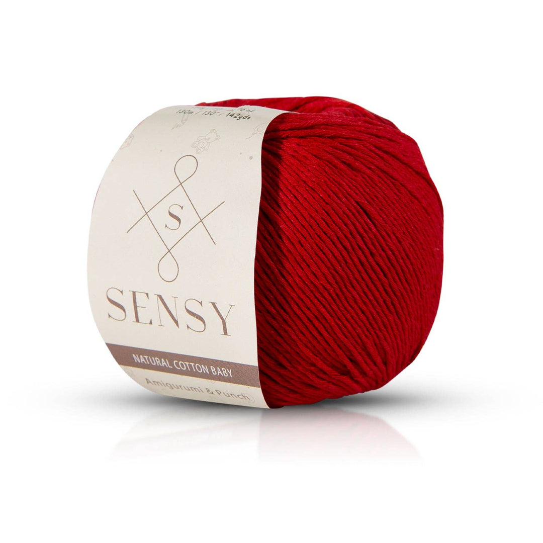 Sensy - Sensy Premium 100% Soft Cotton Yarn for Amigurumi Knitting a: 03 - Baby Pink - Pisgah Needleworks