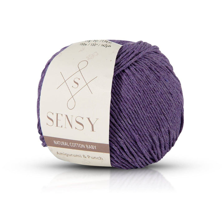 Sensy - Sensy Premium 100% Soft Cotton Yarn for Amigurumi Knitting a: 08 - Lavender - Pisgah Needleworks