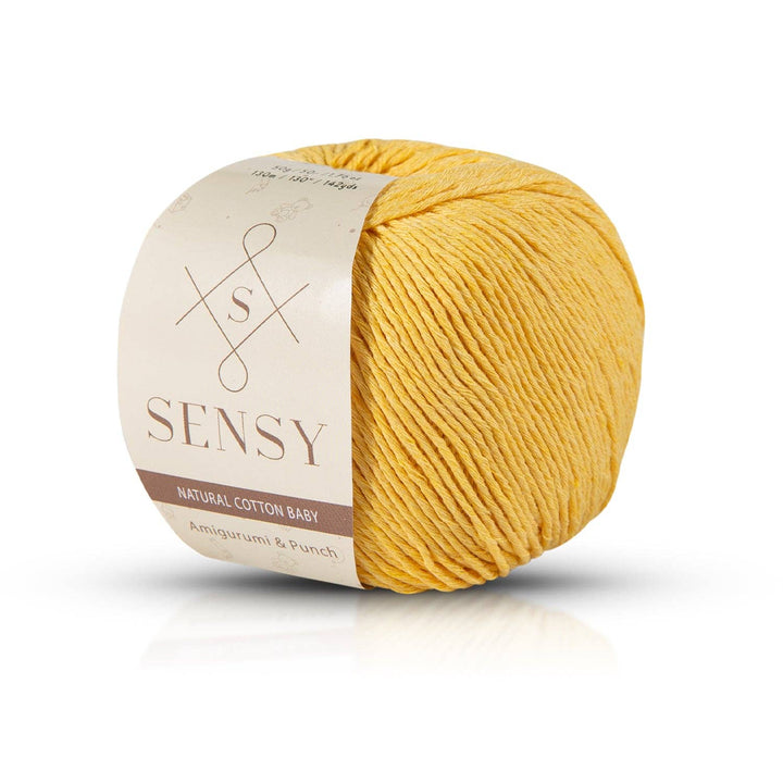 Sensy - Sensy Premium 100% Soft Cotton Yarn for Amigurumi Knitting a: 10 - Baby Blue - Pisgah Needleworks