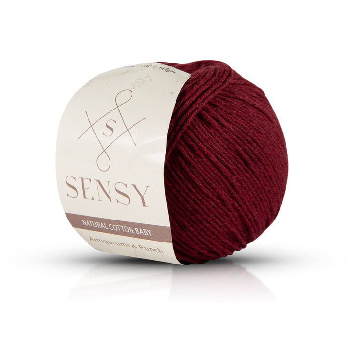 Sensy - Sensy Premium 100% Soft Cotton Yarn for Amigurumi Knitting a: 12 - Yellow - Pisgah Needleworks