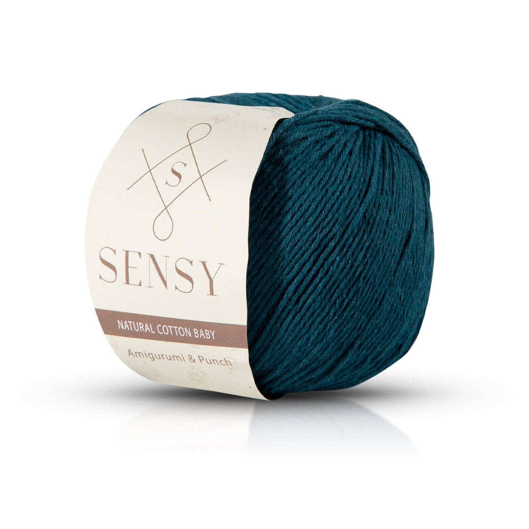 Sensy - Sensy Premium 100% Soft Cotton Yarn for Amigurumi Knitting a: 12 - Yellow - Pisgah Needleworks