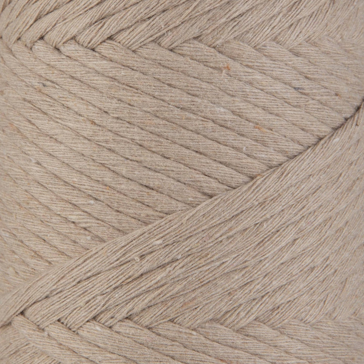 Sensy - Sensy Premium 3mm - 109 Yards 100% Recycled Cotton Single Strand Macrame Cord: Dark Gray / 1 Skein - Pisgah Needleworks