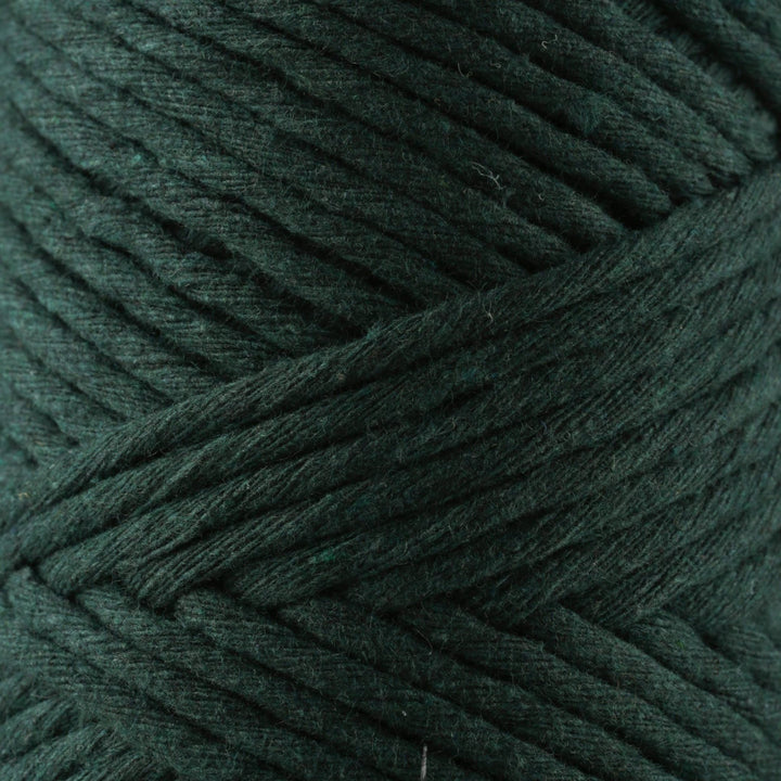 Sensy - Sensy Premium 3mm - 109 Yards 100% Recycled Cotton Single Strand Macrame Cord: Dark Gray / 1 Skein - Pisgah Needleworks