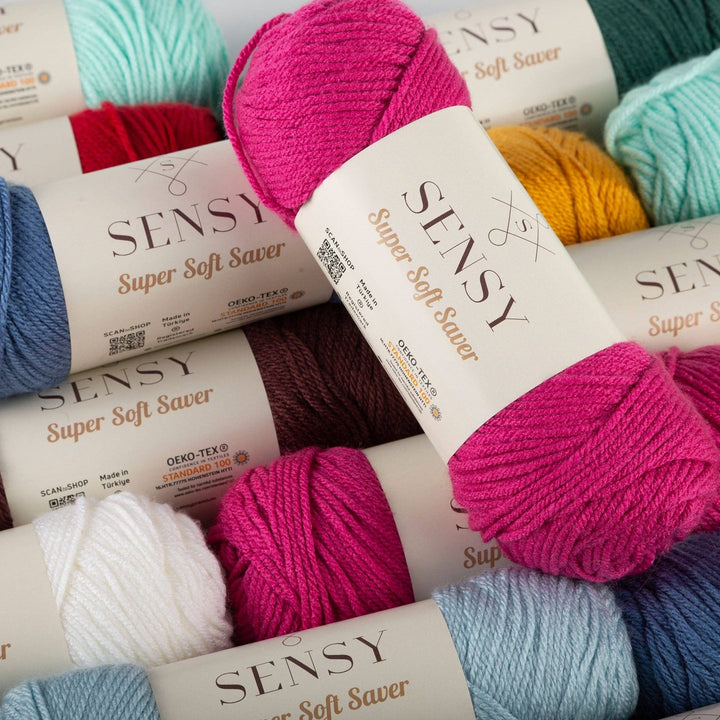 Sensy - Sensy Super Soft Saver Yarn, 3.5 oz, 190 Yards, Gauge 4 Medium: Cinnamon / 1 Skein - Pisgah Needleworks
