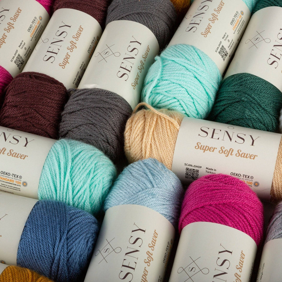 Sensy - Sensy Super Soft Saver Yarn, 3.5 oz, 190 Yards, Gauge 4 Medium: Cinnamon / 1 Skein - Pisgah Needleworks