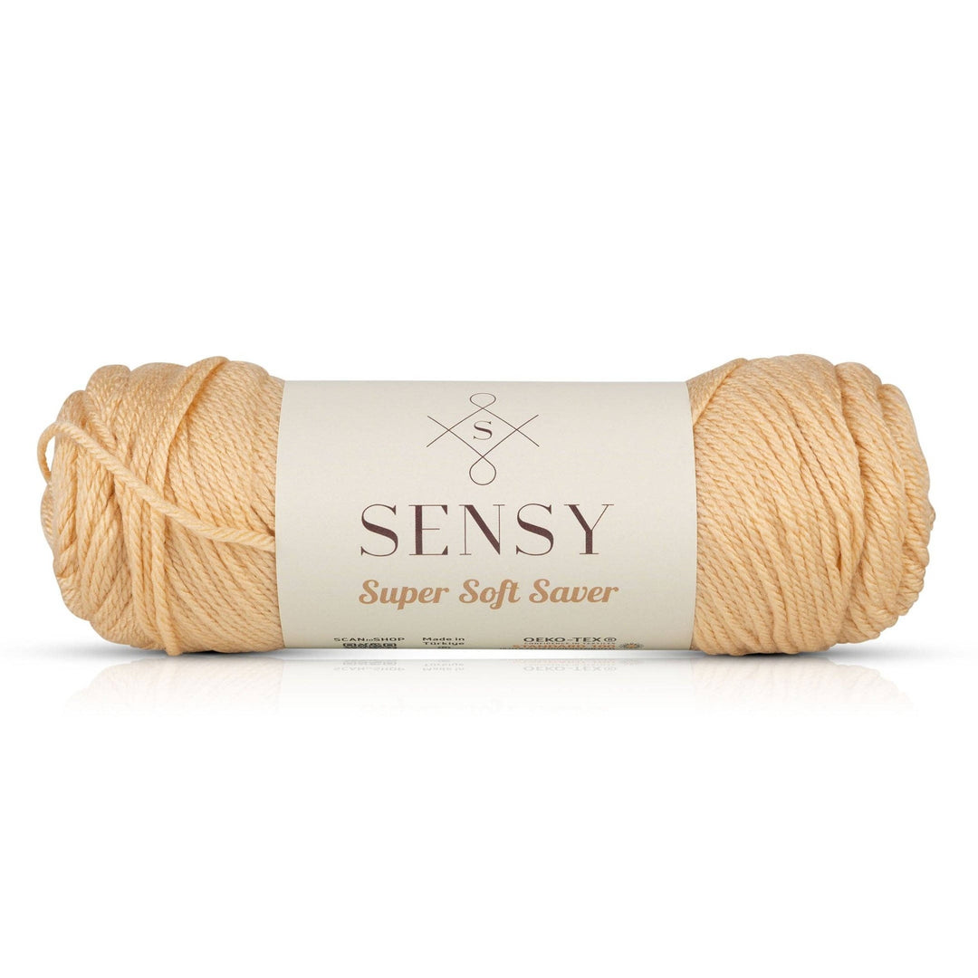 Sensy - Sensy Super Soft Saver Yarn, 3.5 oz, 190 Yards, Gauge 4 Medium: Cinnamon / 1 Skein - Pisgah Needleworks