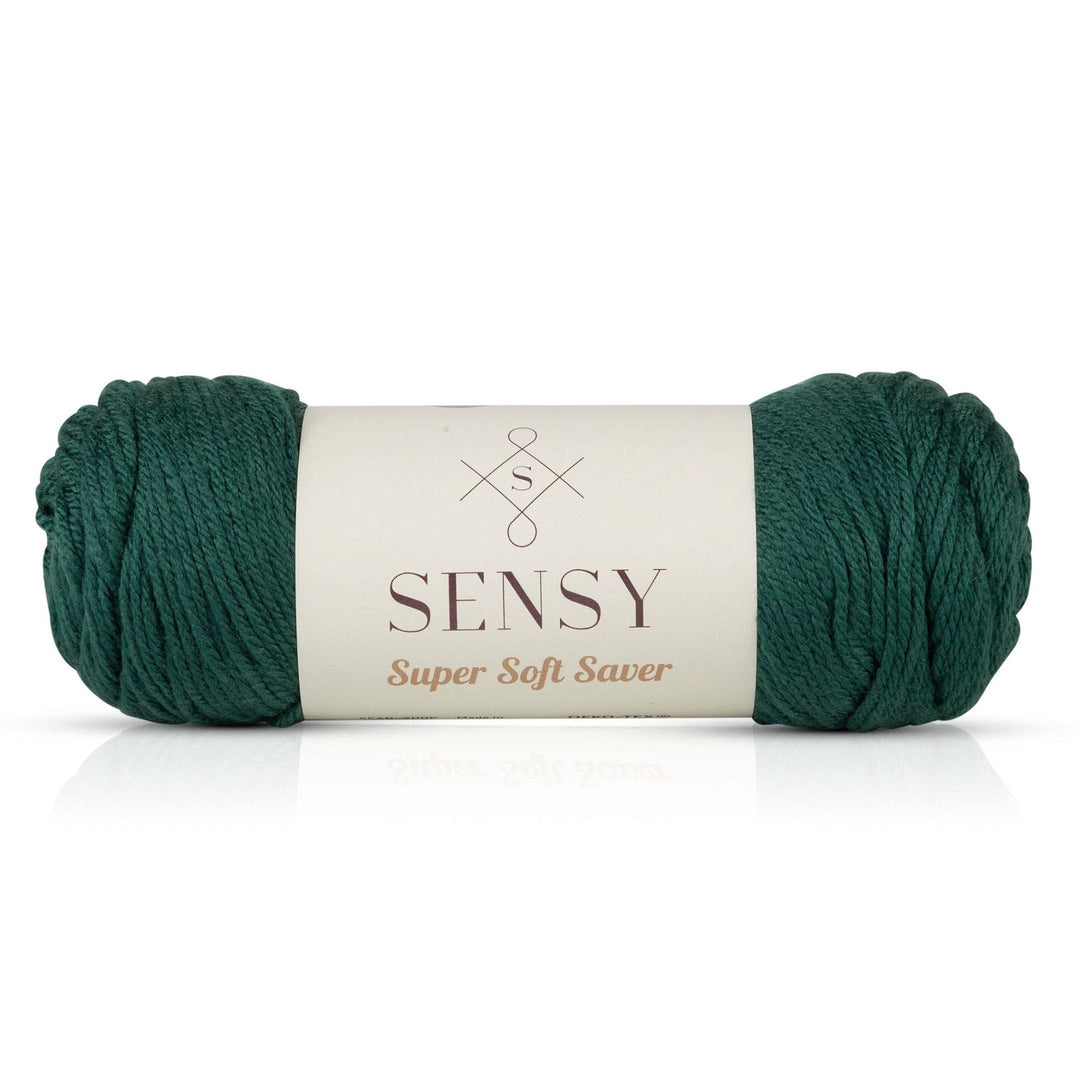 Sensy - Sensy Super Soft Saver Yarn, 3.5 oz, 190 Yards, Gauge 4 Medium: Coffee / 1 Skein - Pisgah Needleworks