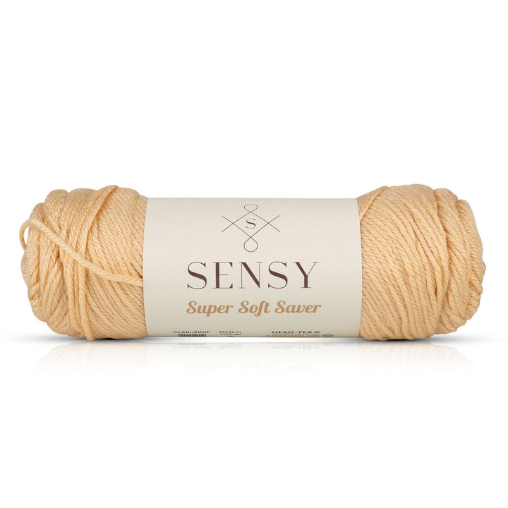 Sensy - Sensy Super Soft Saver Yarn, 3.5 oz, 190 Yards, Gauge 4 Medium: Light Charcoal / 1 Skein - Pisgah Needleworks
