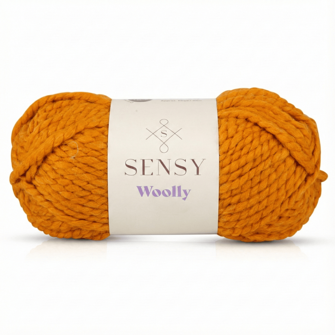 Sensy - Sensy Woolly Yarn, 3.5 oz, 66 Yards, Gauge 6 Super Bulky: Mustard / 1 Skein - Pisgah Needleworks