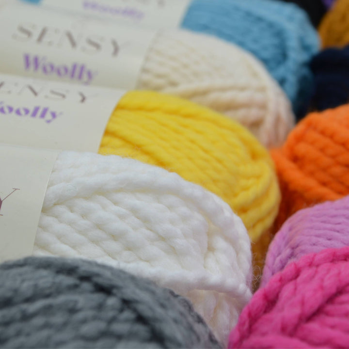 Sensy - Sensy Woolly Yarn, 3.5 oz, 66 Yards, Gauge 6 Super Bulky: Mustard / 1 Skein - Pisgah Needleworks