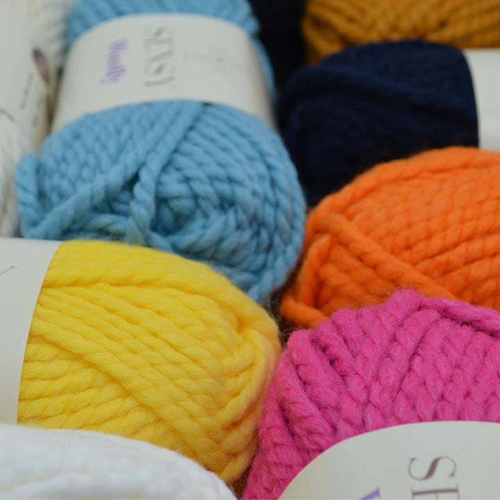 Sensy - Sensy Woolly Yarn, 3.5 oz, 66 Yards, Gauge 6 Super Bulky: Mustard / 1 Skein - Pisgah Needleworks