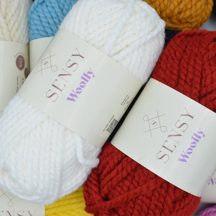 Sensy - Sensy Woolly Yarn, 3.5 oz, 66 Yards, Gauge 6 Super Bulky: Mustard / 1 Skein - Pisgah Needleworks