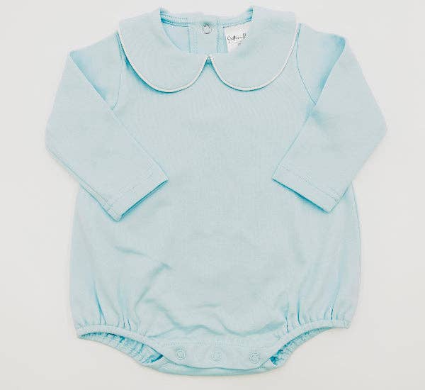 Southern Proper Blanks - Bubble - Piping Collared LS: Light blue / 3M - Pisgah Needleworks