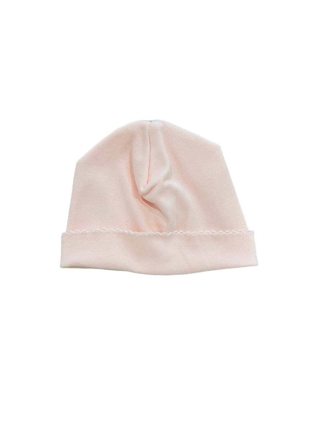 Southern Proper Blanks - Hat - Picot Trim: White w/ Pink trim - Pisgah Needleworks