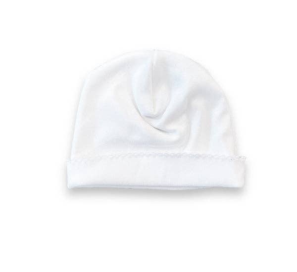 Southern Proper Blanks - Hat - Picot Trim: White w/ White trim - Pisgah Needleworks