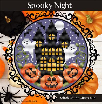 Spooky Night Cross Stitch Pattern | Shannon Christine Designs - Pisgah Needleworks
