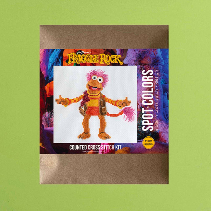 Spot Colors Fraggle Rock Gobo Fraggle Counted Cross Stitch Kit - Pisgah Needleworks