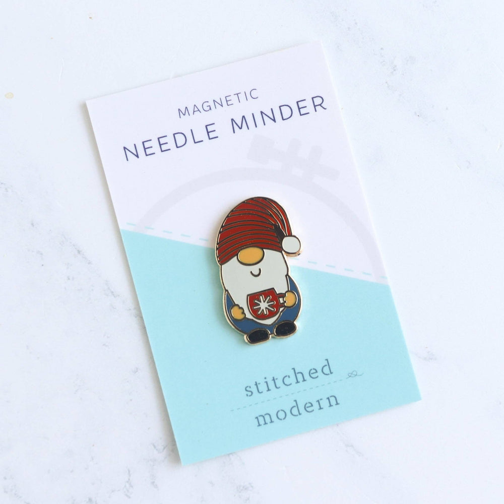 Stitched Modern - Happy Gnome Magnetic Needle Minder - Pisgah Needleworks