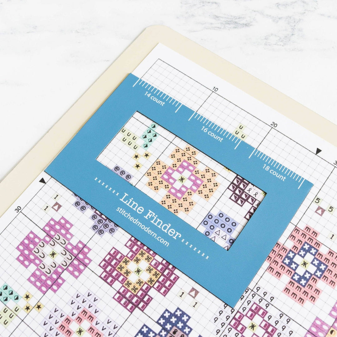 Stitched Modern - Magnetic Line Finder for Cross Stitch and Knitting Patterns - Pisgah Needleworks