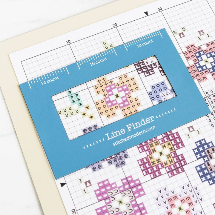 Stitched Modern - Magnetic Line Finder for Cross Stitch and Knitting Patterns - Pisgah Needleworks
