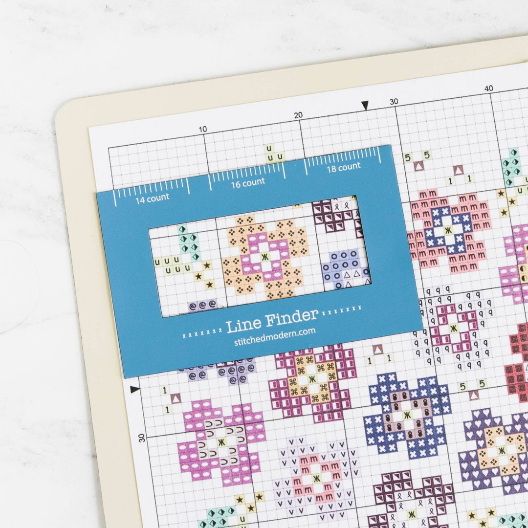 Stitched Modern - Magnetic Line Finder for Cross Stitch and Knitting Patterns - Pisgah Needleworks