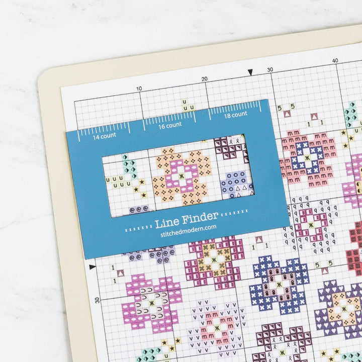 Stitched Modern - Magnetic Line Finder for Cross Stitch and Knitting Patterns - Pisgah Needleworks
