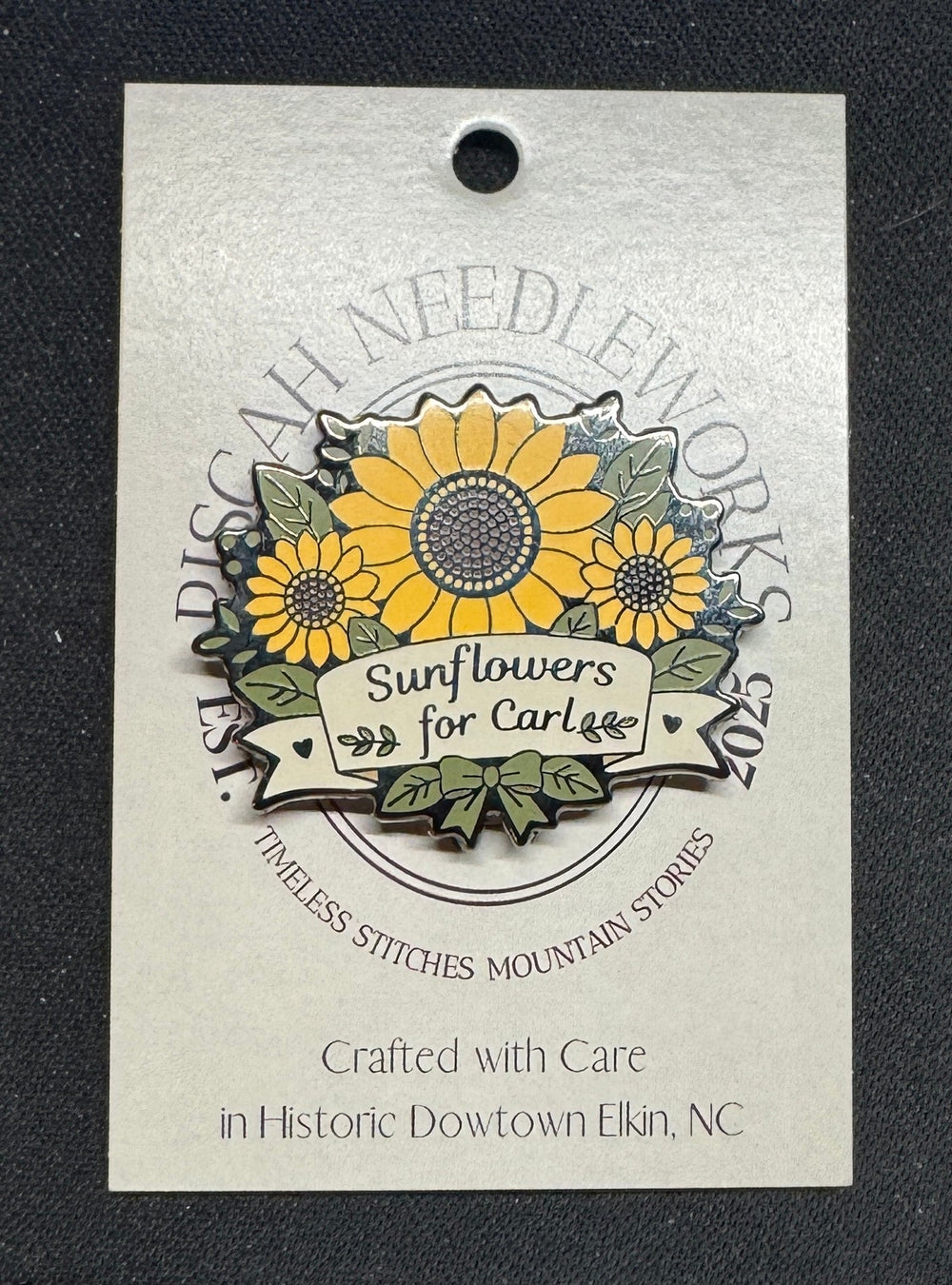 Sunflowers for Carl Magnetic Needle Minder - Pisgah Needleworks