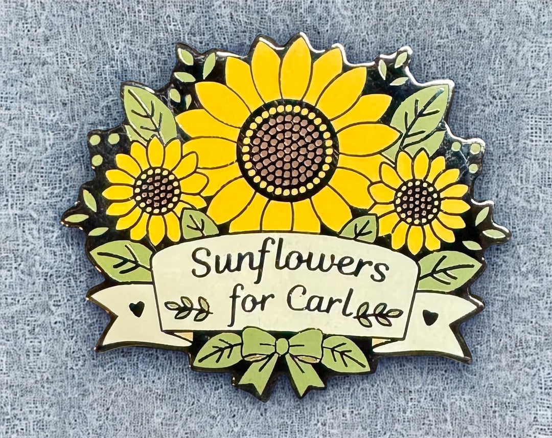 Sunflowers for Carl Magnetic Needle Minder - Pisgah Needleworks