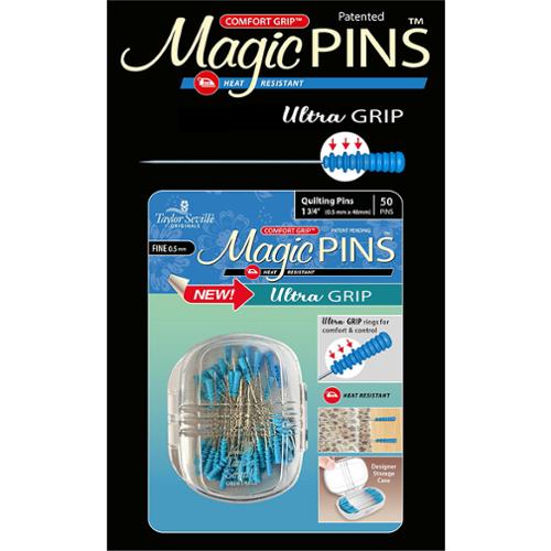 Taylor Seville Magic Pins Ultra Grip – 50 Count (219812) - Pisgah Needleworks