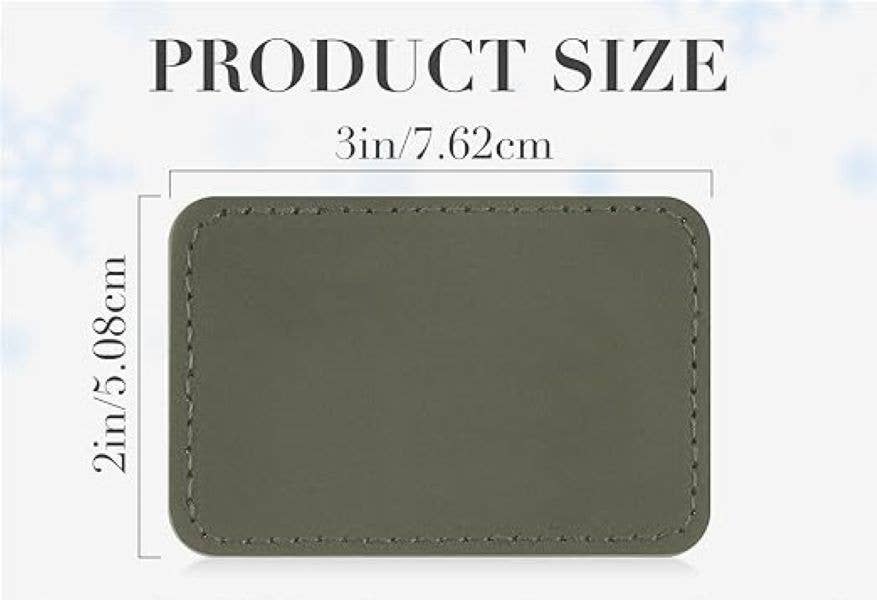 The Tinkerbox LLC - Square Leather Patches: Tan - Pisgah Needleworks