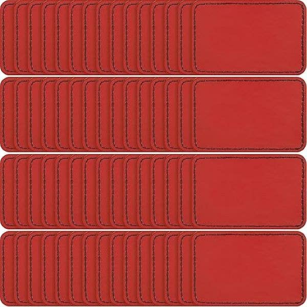 The Tinkerbox LLC - Square Leather Patches: Tan - Pisgah Needleworks